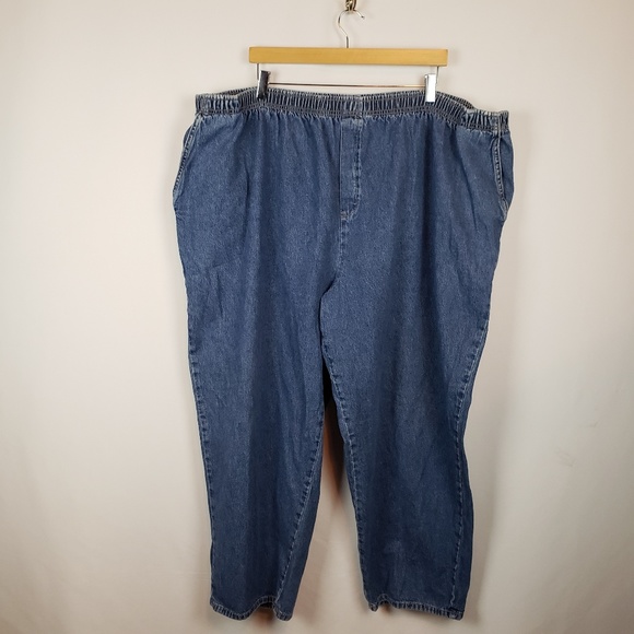 Cabin Creek Jeans Pull On Womens Sz 32w Blue Poshmark